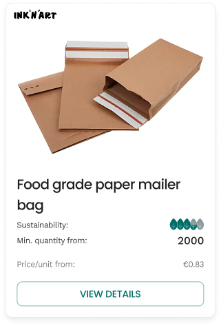 Original product tile with very limited information